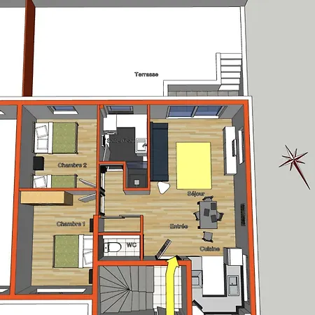 公寓 Moderne Au Coeur De L'alsace